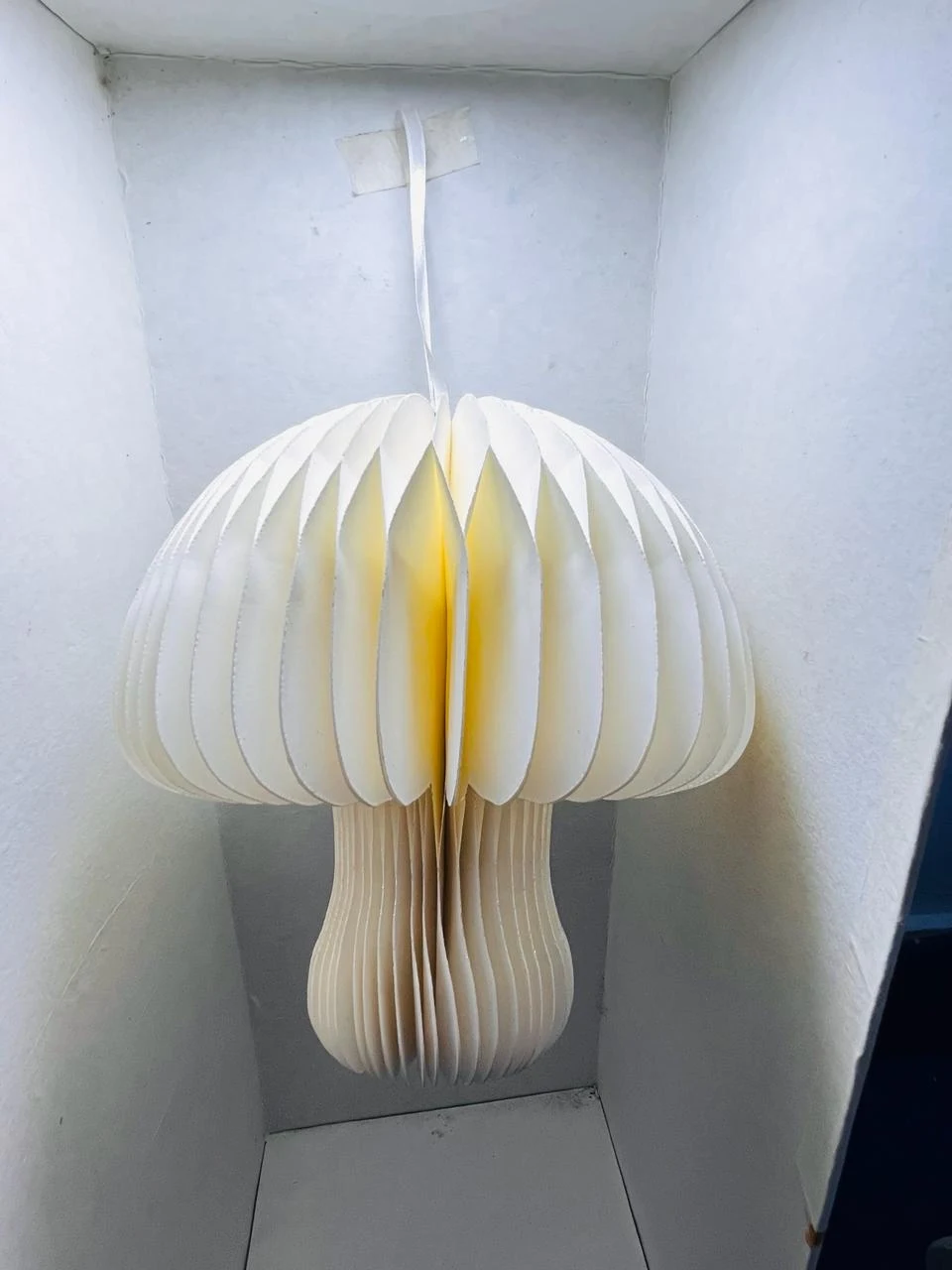 handmade paper mushroom honeycomb