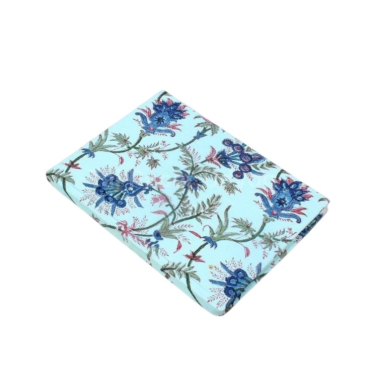Handblock fabric notebook