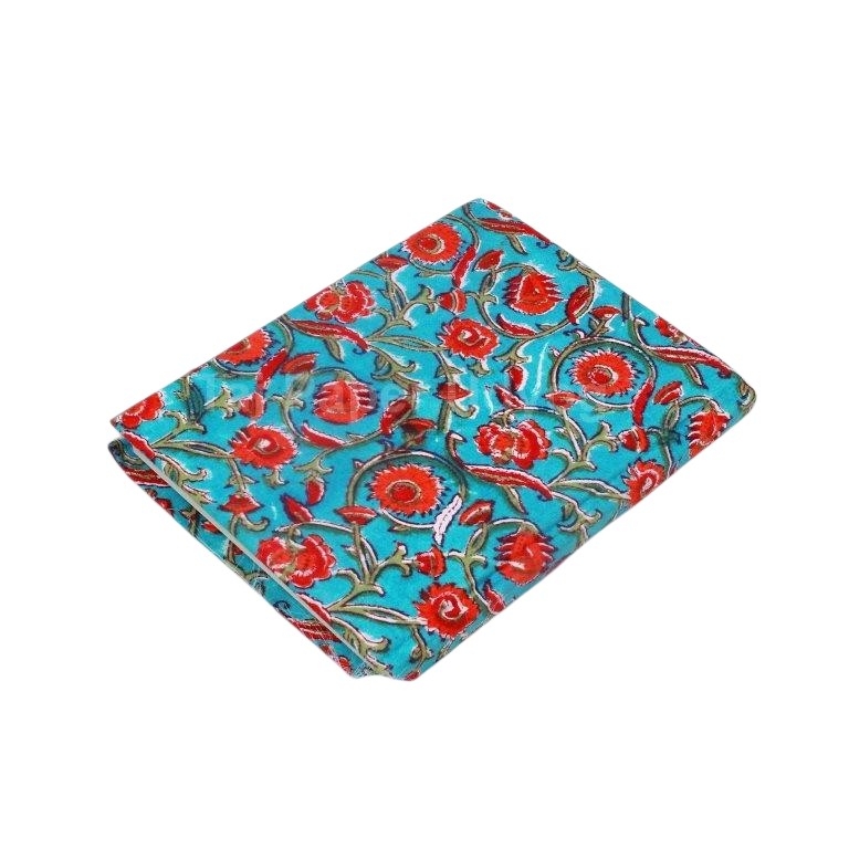 Handblock fabric notebook