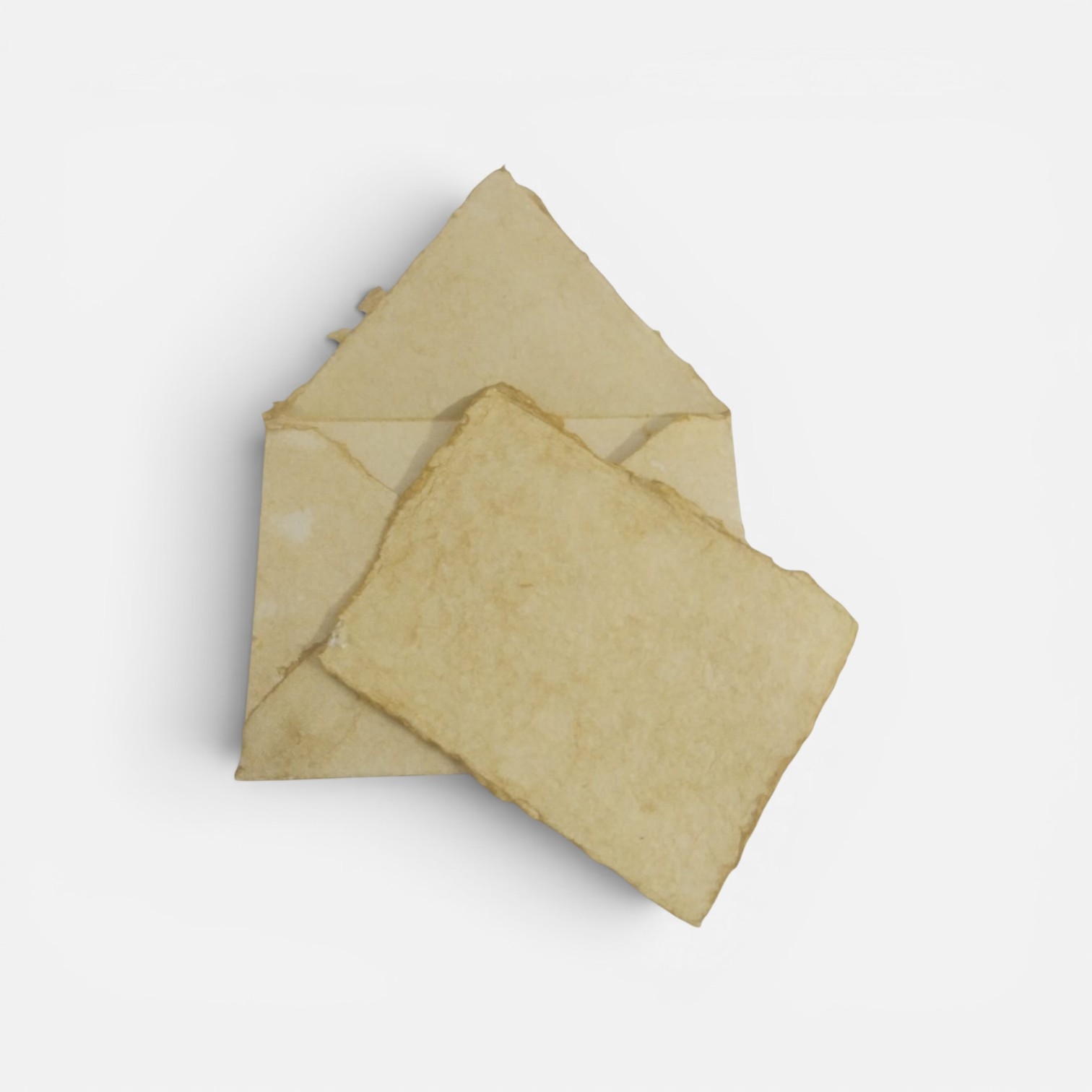 Handmade deckle edge paper