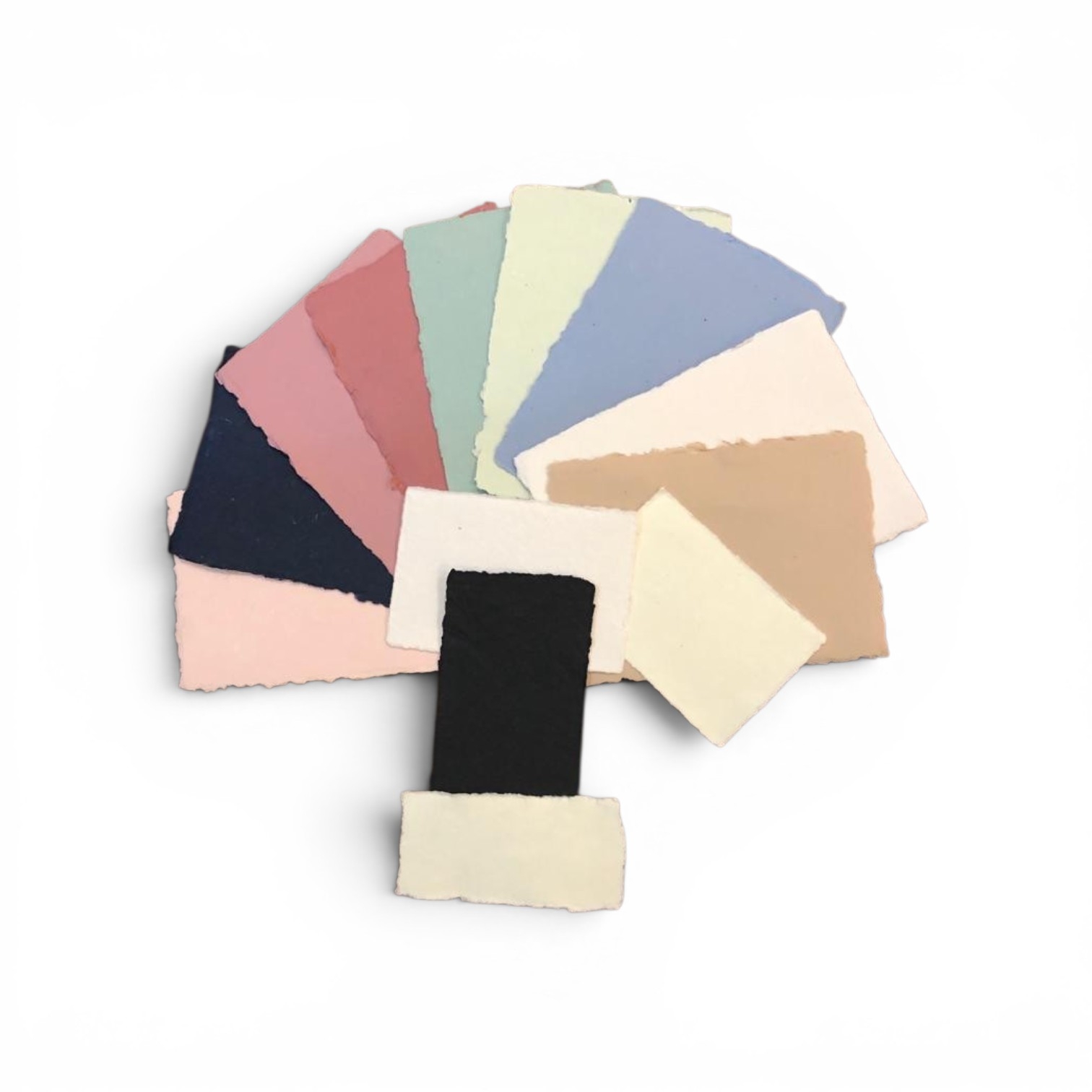 Handmade deckle edge paper