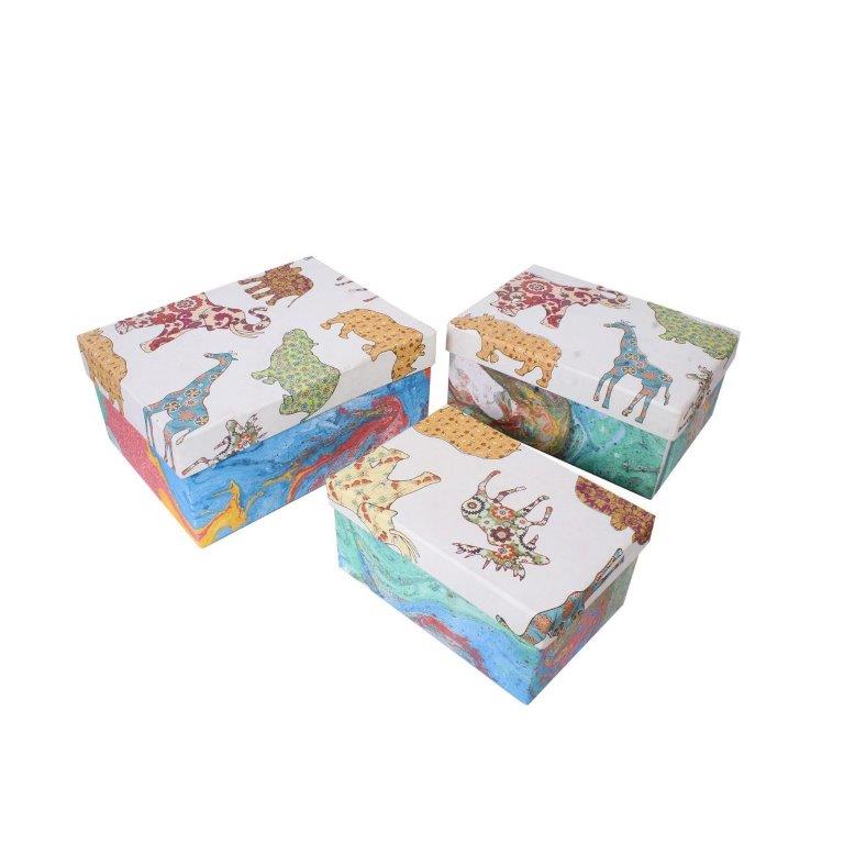 Handmade paper gift box
