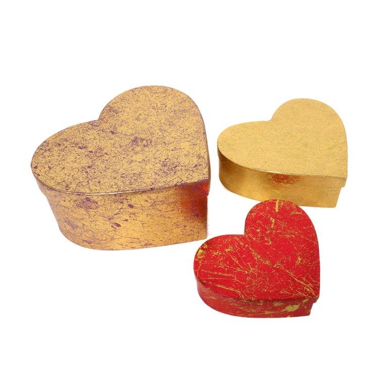 Handmade heart gift box