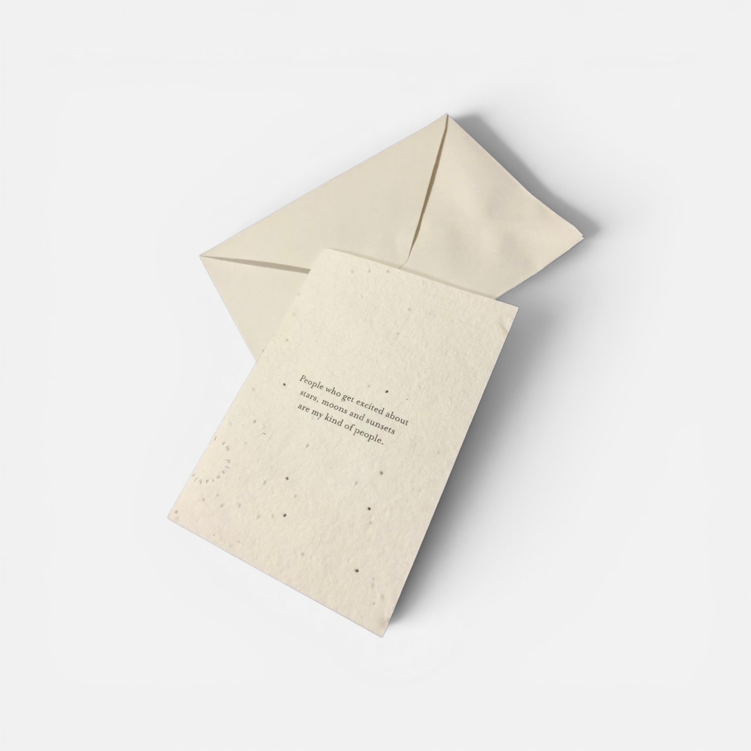 Handmade seed paper