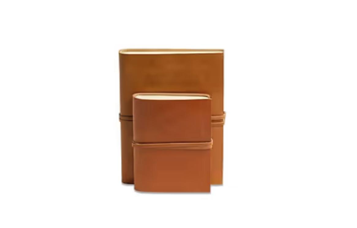 Handmade leather journal